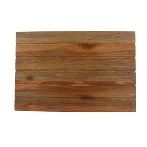 Plateau de service moderne en bois massif, plateau à nourriture, plateau de petit-déjeuner, plateau à thé et café, plateau de service ottoman - Product Image 5