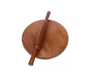 Top Selling Wood Making Chapati <b>Rolling</b> <b>Pin</b> and Board 100% Natural Wood Color for Home Made Use Hot Sale - Product Image 1