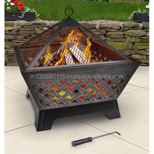 Pozo de fuego de hierro resistente con base ancha, patas fuertes, cuenco profundo que garantiza la estabilidad de seguridad durante el uso al aire libre - Product Image 2