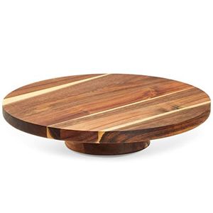Support à gâteau élégant en bois avec design surélevé pour la décoration de table de desserts de mariage et pour les boulangeries professionnelles - Product Image 6