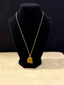 สร้อยคอจี้หินตาเสือธรรมชาติทำมือ |   หินรูปทรงอิสระ - Product Image 4