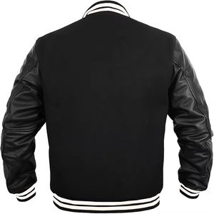 Custom Varsity <b>Jacket</b> <b>Men's</b> Letterman Baseball Leather Arms Outdoor Winter Casual <b>Jacket</b> with Patches - Product Image 3