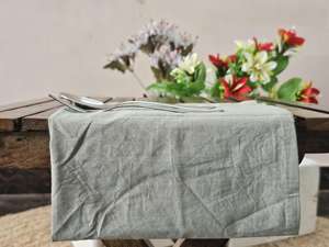 Serviettes de table en coton 100% naturel, faites à la main, réutilisables, lavables, pour mariage, anniversaire, fête et accessoires de table - Product Image 6