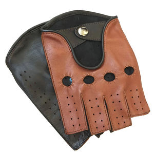 Gants de conduite en cuir personnalisables QASWA SPORTS de haute qualité, réglables, légers, respirants, antidérapants et durables pour l'hiver, unisexes - Product Image 3