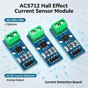 Module de <span class=keywords><strong>capteur</strong></span> de courant à effet Hall FYX Stock ACS712 5A 20A 30A, carte de détection de courant AC/DC, module de mesure à sortie analogique - Product Image 1