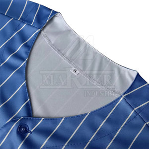 Vente directe d'usine, maillot de baseball respirant, haute qualité, tissu 100% polyester offrant confort, durabilité, liberté de mouvement - Product Image 5