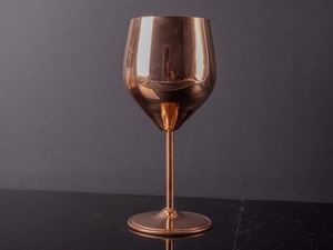 Grand bol en cuivre, verre à vin profond en cuivre, gobelet en cuivre, grand bol en cuivre, verre à vin en cuivre, bol incurvé en cuivre, gobelet élégant en cuivre - Product Image 4