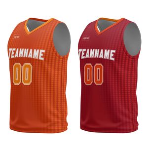 Conjunto de Uniforme de Baloncesto Deportivo de Tela de Alto Rendimiento, Conjunto de Uniforme de Baloncesto Sublimado Personalizado con Nombre del Equipo 00 Cuello en V - Product Image 4