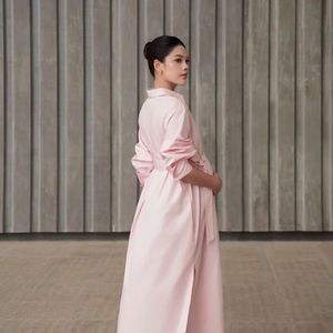 Vestido Maxi Holgado de Maternidad para Mujer, Prenda Informal, Transpirable, Ligero, Tejido 100% Algodón Ecológico - Product Image 1