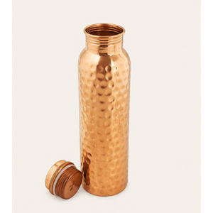 Botella de Cobre Martillado al por Mayor, Directo de Fábrica, Botella de Agua Potable de Cobre con Logotipo Personalizado, Artículos de Bebida para Viaje a Precio de Fábrica - Product Image 5