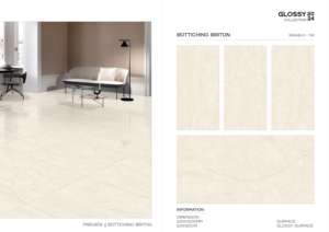 Azulejos de Porcelana Pulida con Acabado Moderno, Formato Grande de 600x1200 mm, para Aplicaciones de Suelos Interiores - Product Image 2