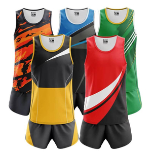 Nuevo Diseño, Conjunto de Jersey de Maratón para Adultos Unisex, para Correr al Aire Libre, Carreras de Velocidad, Estampado Sólido, Secado Rápido, Spandex/Poliéster - Product Image 1