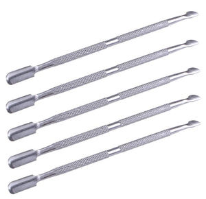 Herramienta de Manicura y Pedicura de Doble Cabeza de Acero Inoxidable, Empujador de Cutículas para Uñas de Manos y Pies, Precio de Fábrica - Product Image 3