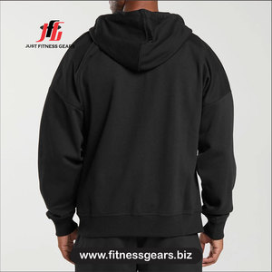 Hooded Zip-Up Sweatshirt Regular Fit Cotton Fleece Casual Autumn Wear fleece pullover hoodies - Product Image 2