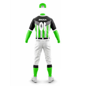 Wholesale Matching Suit Custom Belt Socks Full Sublimation <b>Baseball</b> Uniform Kits Sportswear Athletic Button Up Jersey Design - Product Image 6