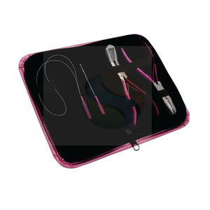 ProLux Hair Extension Beading Tool Kit – Custom Logo <b>Pliers</b> <b>Set</b> with Premium Composite Build ElitePro Hair Extension Tool Kit - Product Image 1