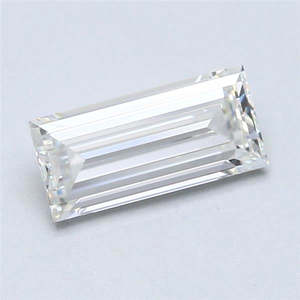 Diamant de laboratoire CVD couleur E VVS1/VS1 2EX taille baguette, pierre précieuse en vrac avec certification IGI 1-5,14 carats - Product Image 5