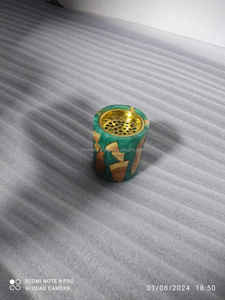 Royal <b>Sand</b> Ember Artisan Epoxy Resin and Natural Acacia Wood Bukhoor Burner Luxury Handmade Oud Incense Stand Eid Gifting <b>Decor</b> - Product Image 2