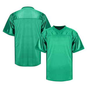Custom Blank Football Jersey Men Mesh Polyester Quick Dry Breathable Pullover Sports Shirt Teamwear OEM Bulk - Product Image 3