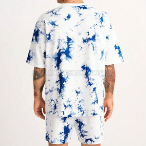 Factory Manufacture Summer Tie Dye <b>Shorts</b> <b>Set</b> For Sale Best Quality Cotton Made Tie Dye <b>Shorts</b> <b>Set</b> - Product Image 2