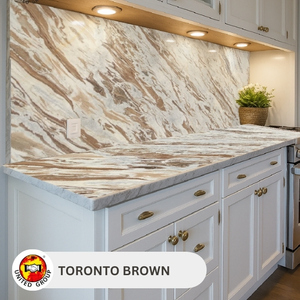 Nouvelle dalle de granit brun de Toronto exclusive pour la décoration murale de cuisines et salles de bain, villas et hôpitaux, export en vrac vers l'Inde - Product Image 5