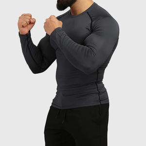 Nouvelle Arrivée Modèle 2026 Hauts de Compression à Manches Longues Personnalisables pour Hommes - Plusieurs Couleurs Haute Qualité Anti-Transpiration Toutes Saisons - Product Image 3