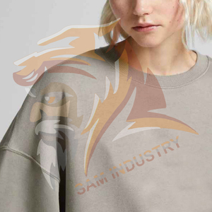 Sweat-shirts surdimensionnés personnalisés de haute qualité, style nouveau, avec logo personnalisé, pour femmes - Product Image 5