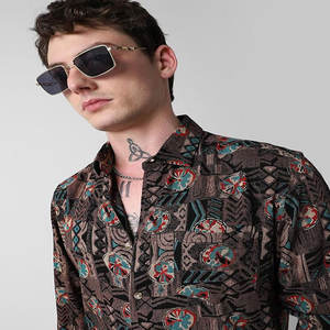 Hombres Otoño Invierno Nueva manga completa Casual Camisa al aire libre Primavera Otoño Diseño Color sólido Camisa de los hombres - Product Image 4