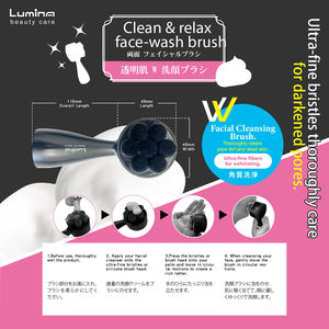 Cepillo de Limpieza Facial Transparente para Masaje de la Piel, Venta al por Mayor para Distribución Minorista, Cerdas Extrafinas, Cabezal de Silicona - Product Image 6