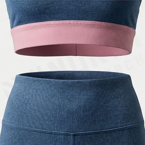 Conjunto de Yoga sin Costuras de Secado Rápido para Mujer, Sujetador Deportivo Reversible, Leggings Transpirables, Ropa Deportiva, Color Personalizado - Product Image 5