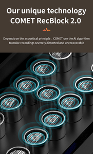 Bloqueur anti-enregistrement à ultrasons empêchant l'écoute clandestine par microphone - Product Image 5