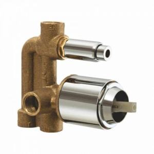 Robinet mélangeur mural en laiton de qualité commerciale, étanche, pour systèmes de douche modernes, pièces de robinetterie pour mélange eau chaude et froide - Product Image 2