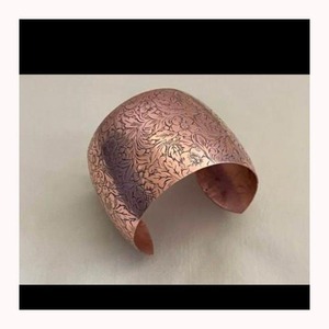 High Quality Solid <b>Copper</b> Wrist Bracelet Handmade Adjustable Jewelry Accessory for Daily Wear and Special Occasions - Product Image 2