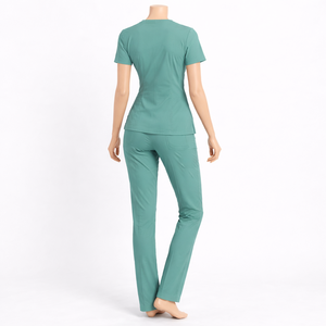 Nouvelles tenues d'infirmières tendance pour femmes - Ensemble uniforme médical avec haut et pantalon de jogging - Product Image 2