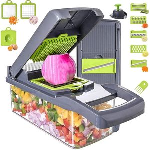 13-in-1 Vegetable Chopper Slicer with 7 Blades Spice Chopper Set Fruit & Onion Cutter for Efficient Veggie Dicing - Product Image 2