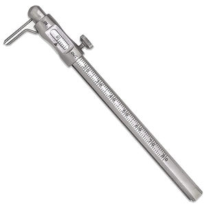 Calibrador de Aluminio Graduado en mm y Pulgadas, Hasta 180 mm, Hecho a Medida, Rango de Medición de hasta 139 mm, Alta Calidad, Marca Grip Surgical - Product Image 6