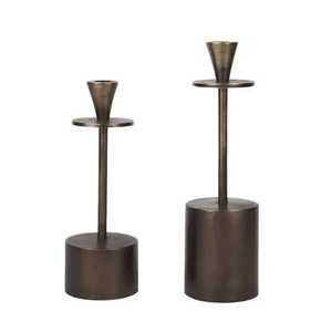 SKIES TRADERS CL063 Modern Gold Metal 4 Cup Wave <b>Tealight</b> Candle Holder Bridge <b>Lantern</b> Centerpiece Table Stand Handmade - Product Image 5