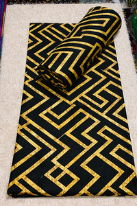 Tissu en coton Ankara imprimé wax africain du Ghana, motif traditionnel pour vêtements, Congo - Product Image 4