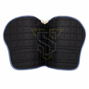 Tapis de selle en coton personnalisables de haute qualité avec doublure en polaire et rembourrage en polyester pour l'équitation - Product Image 5