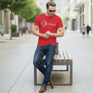 Vêtements pour hommes avec services OEM, t-shirt rouge à manches courtes, vêtements décontractés, chemises à prix de gros avec une qualité supérieure - Product Image 3