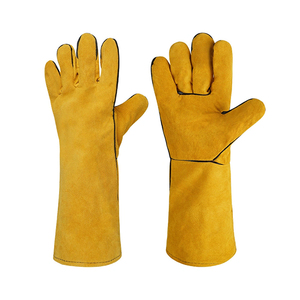 Guantes de Soldadura Resistentes al Calor y al Fuego, de Cuero Vacuno de Primera Calidad, con Dedos Completos, Personalizados para Hombres y Mujeres, Guantes de Seguridad Laboral - Product Image 6