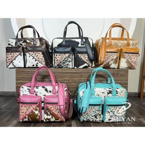 Bolsa de Pañales Multifuncional de Gran Tamaño, Hecha a Mano en Cuero, con Cierre y Múltiples Compartimentos, para Viaje - Product Image 1