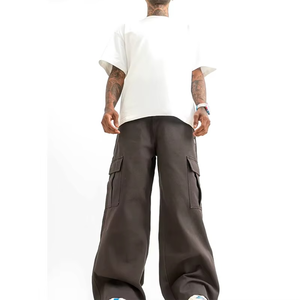 Oversized Streetwear Baggy Sweat Pants Soft Breathable And Comfortable Men Wear In Brown Color Baggy Trouser Sweat Pant - Product Image 2