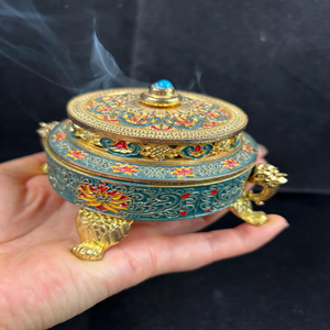 Decorative Cultural Aroma Bakhoor <b>Incense</b> <b>Burner</b> for Oud Chips Offering Timeless Interior Charm - Product Image 1