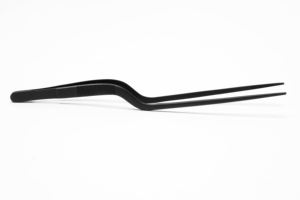 แหนบเชฟสีดำขนาด 20 ซม. 8 นิ้ว ทำจากโลหะเคลือบกันติด ทนความร้อน สำหรับจัดจานซูชิ ย่าง และตกแต่งอาหาร - Product Image 3