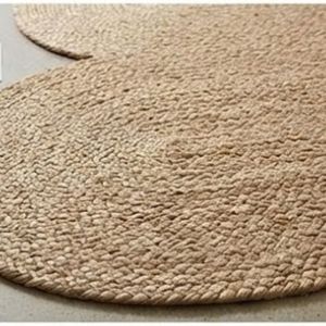 Hot Sale Latest Stylish Modern <b>Oval</b> Jute Area <b>Rug</b> Set Braided Flat Pile Rubber Backing Non Slip For Hallway Home Use - Product Image 6