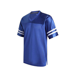 Camiseta de Fútbol Americano Sublimada Personalizada, Ropa Deportiva de Manga Corta de Poliéster de Alto Rendimiento para Equipos y Entrenamiento - Product Image 1