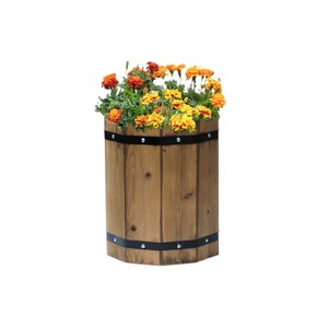 Jardinière en bois d'acacia écologique, moderne, pour l'intérieur et l'extérieur, pots à fleurs, décoration intérieure, fabriqué au Vietnam - Product Image 1