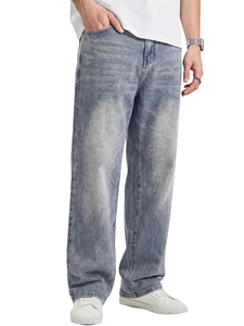 Jeans de Mezclilla de Pierna Recta Personalizados, 100% Algodón, Duraderos, Rígidos, Transpirables, de Secado Rápido, Overoles de Trabajo Resistentes, Marca Privada OEM - Product Image 6