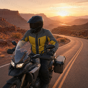 Chaqueta de Motocicleta para Hombre, Transpirable, de Malla, para Verano, con Protección CE, Forro de Aramida, Chaqueta de Motociclista Protectora - Product Image 6